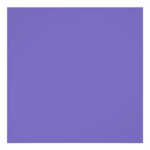 Blue-violet (Crayola) (solid colour)  Photo Print
