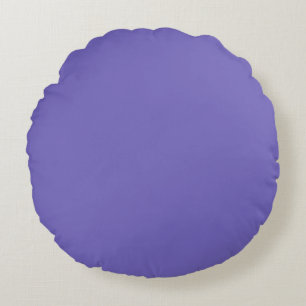 Blue-violet (Crayola)(solid colour)  Round Pillow