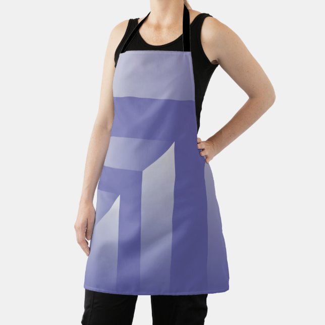 Blue violet shades apron (Insitu)