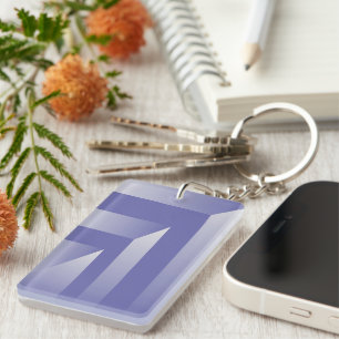 Blue violet shades keychain