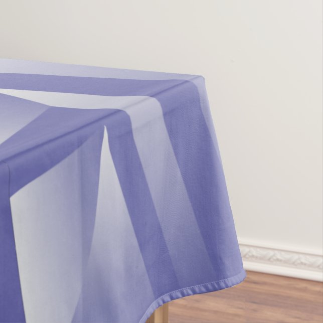 Blue violet shades tablecloth (In Situ)
