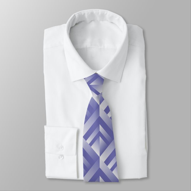 Blue violet shades tie (Tied)