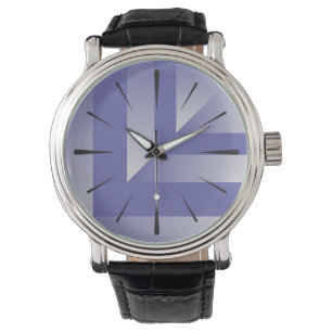 Blue violet shades watch