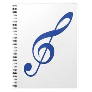 Blue Violin key Notebook