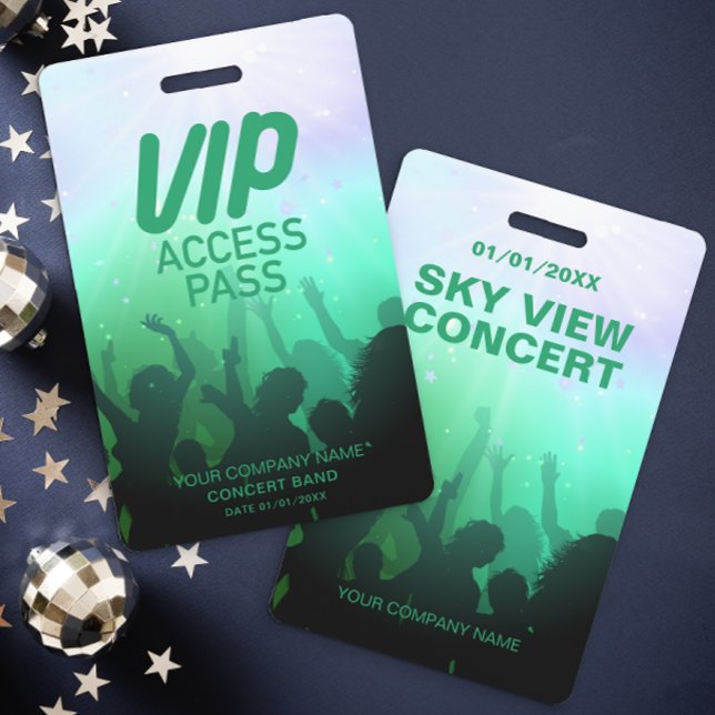 Blue VIP All Access Concert Badge (Creator Uploaded)