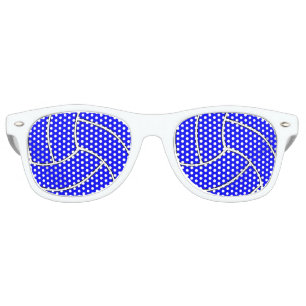 Blue Volleyball Party Shades lunettes de soleil