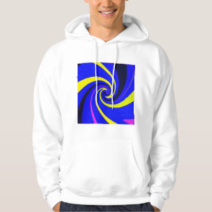 Blue vortex hoodie