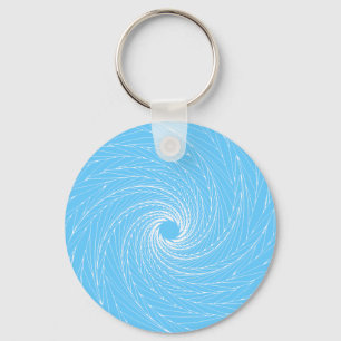 Blue Vortex Keychain