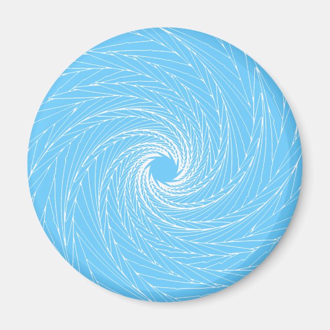 Blue Vortex Magnet (Front)