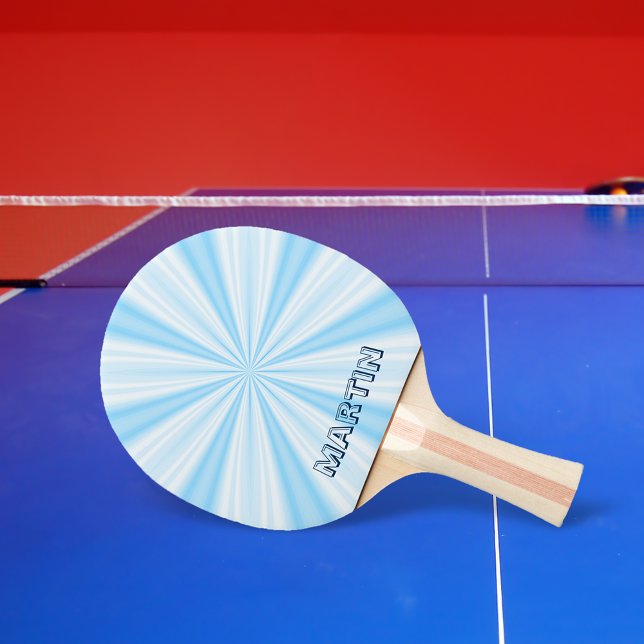 Blue Vortex, Personalized Ping Pong Paddle (Creator Uploaded)