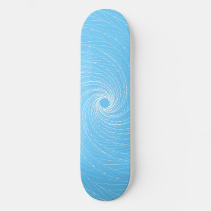 Blue Vortex Skateboard