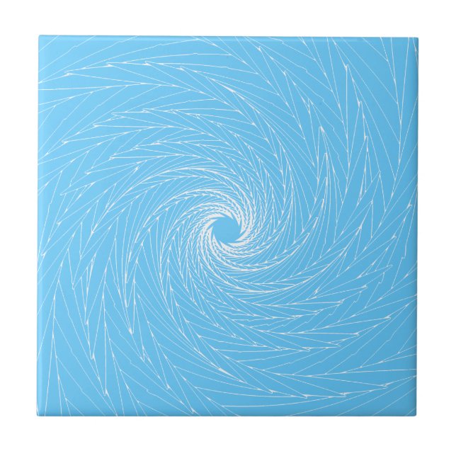 Blue Vortex Tile (Front)
