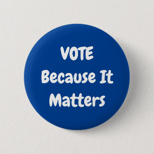 Blue Voting Button