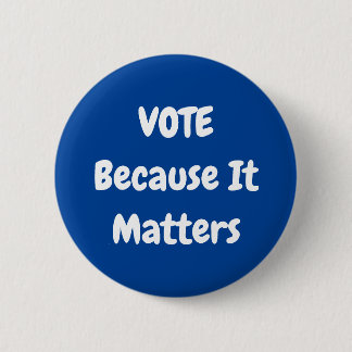 Blue Voting Button