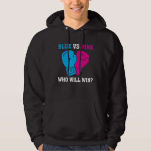 Blue vs Pink who will win  Pregnancy Announcement Hoodie