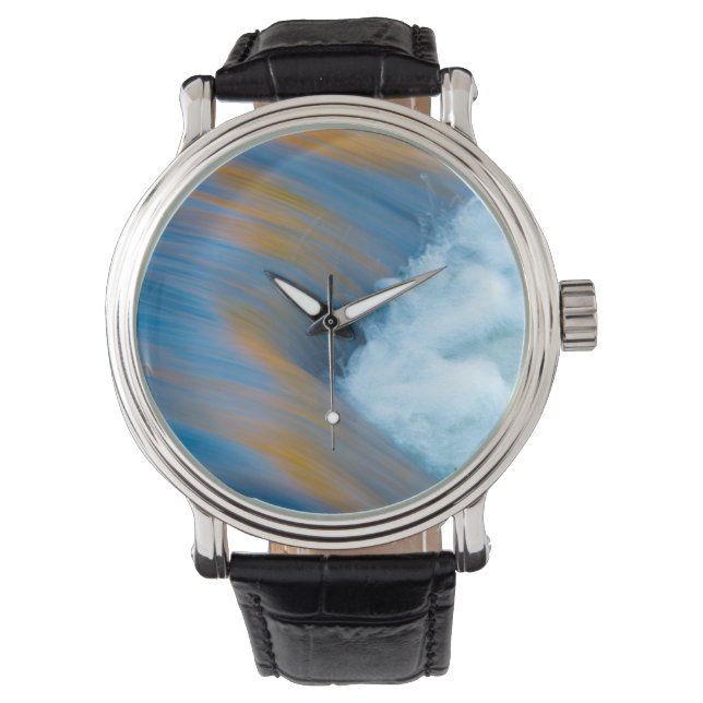 Blue water abstract, Canada Watch (Front)