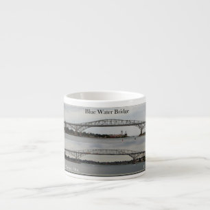 Blue Water Bridge espresso mug