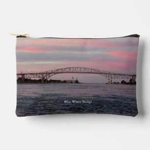 Blue Water Bridge zipper bag
