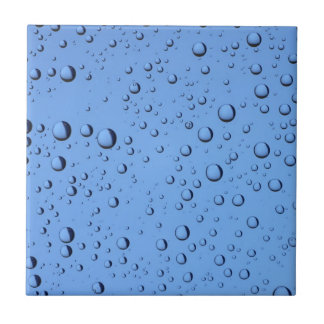Blue Water Bubbles Tile
