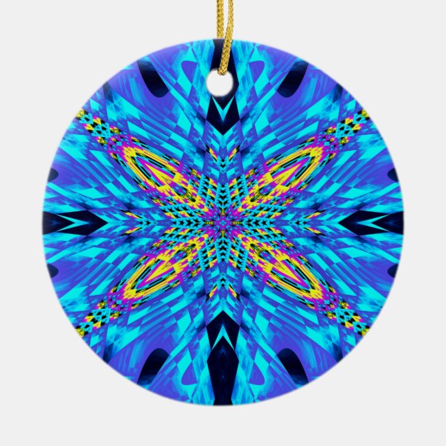 BLUE WATER CERAMIC ORNAMENT (Front)