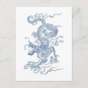 Blue Water Dragon 2012 Postcard
