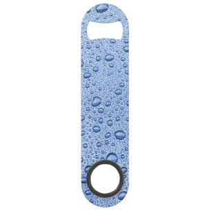 Blue water droplets bar key