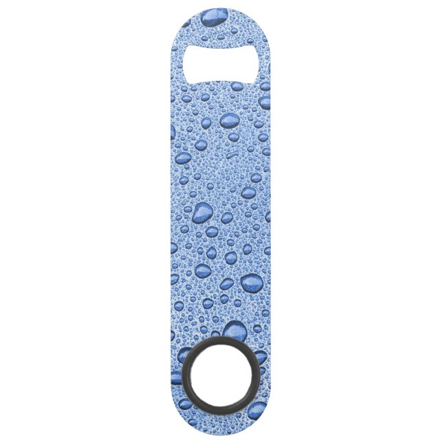 Blue water droplets bar key (Front)