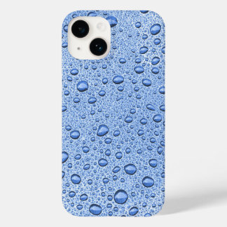 Blue water droplets Case-Mate iPhone 14 case