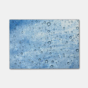 Blue Water Drops Post-it Notes