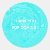 Blue Water Drops Summer Swim Pool Birthday Party