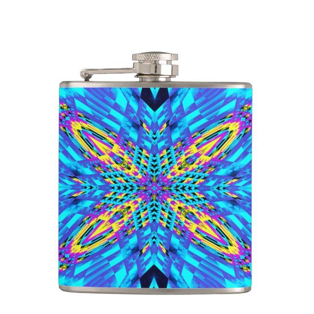 BLUE WATER HIP FLASK (Front)