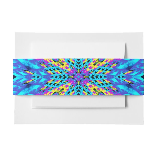 BLUE WATER INVITATION BELLY BAND (Front Example)