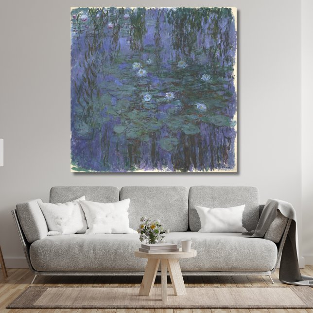 Blue Water Lilies Monet Canvas Print (Creator Uploaded)