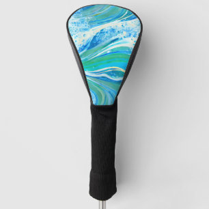Blue Water Ocean Sea Waves   Golf Head Cover