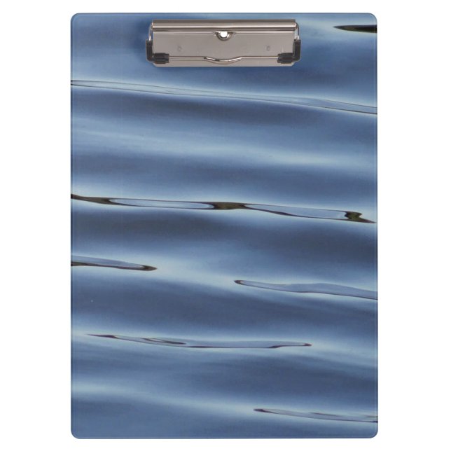 Blue water pattern clipboard (Front)