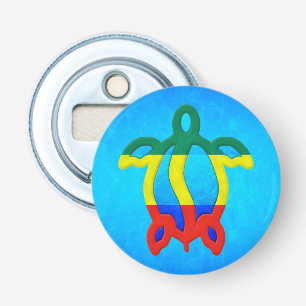 Blue Water Rasta Honu Bottle Opener