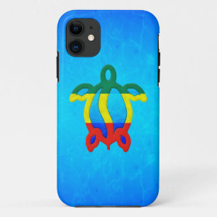 Blue Water Rasta Honu iPhone 11 Case