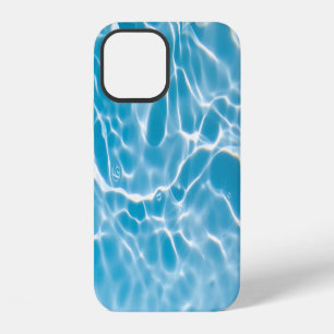 Blue water surface, nature abstract iPhone 12 case