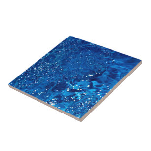 Blue water tile