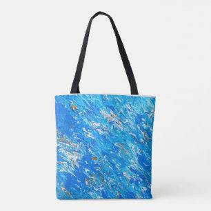 Blue Water Tote Bag
