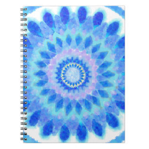 Blue Water Wheel Notebook