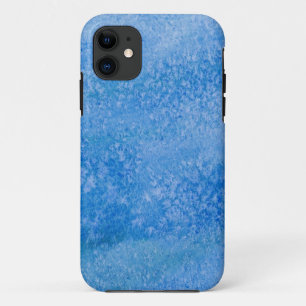 Blue Watercolor Background iPhone 11 Case