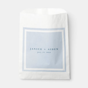 Blue Watercolor Enchanting Cloudscape Wedding Favour Bag