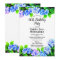 Blue Watercolor Floral Birthday Party