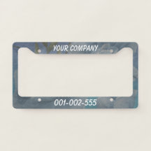 Blue Watercolor Flower Customizable Company
