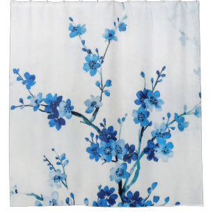 Blue Watercolor Flowers Delicate Beautiful