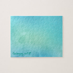 Blue Watercolor Frustrating Puzzle