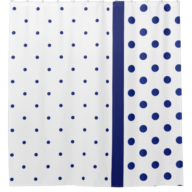 Blue Watercolor Polka Dot Modern (Front)