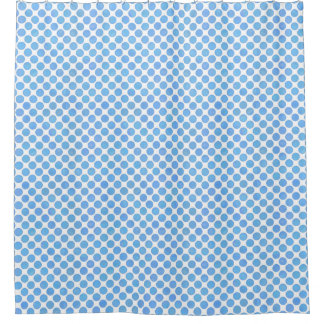 Blue Watercolor Polka Dots