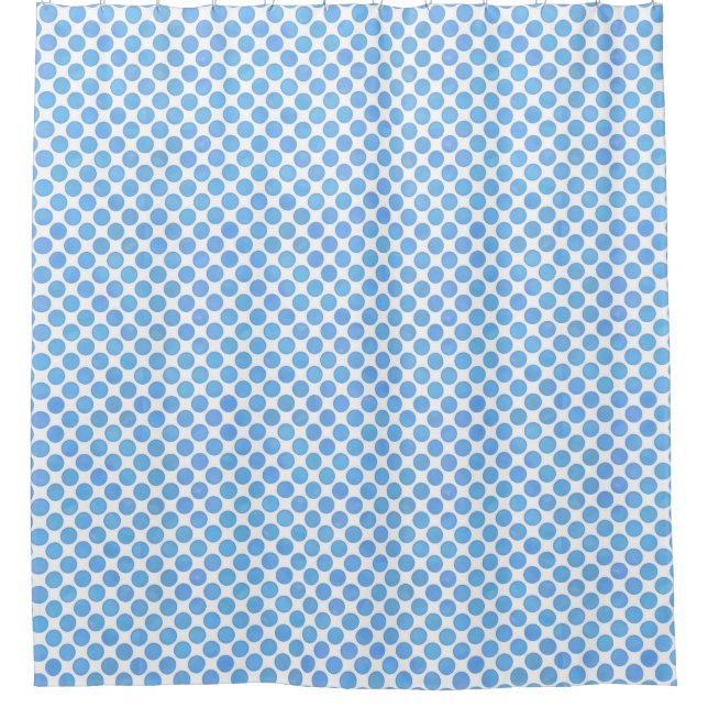 Blue Watercolor Polka Dots (Front)